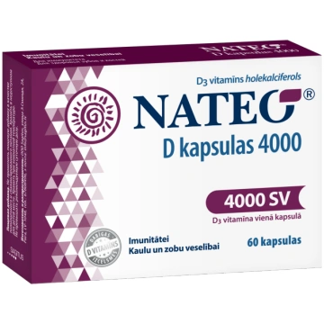NATEO 4000 SV, 60 kapsulas Sagitus SIA