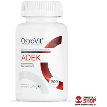 OstroVit ADEK Vitamīns A D E K 200 tabletes