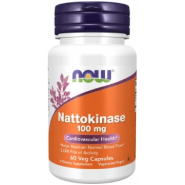 Nattokinase 100 mg Now Foods 60 vcaps