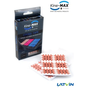 KINE-MAX Cross kinezioloģiskais teips S 27 x 21 mm