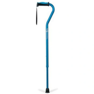 Hugo Offset Handle CaneAdjustable with Reflective 