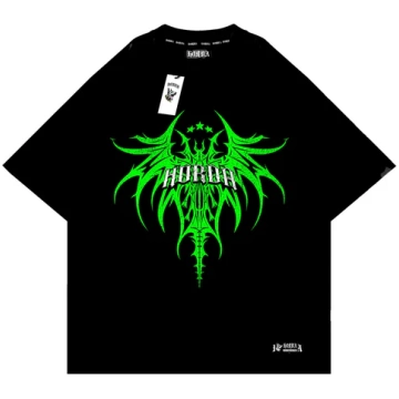 Boxy fit shirt 100% Cotton Acid Dragonfly Horda Br