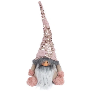 Santa PINKY, pink, H46cm
