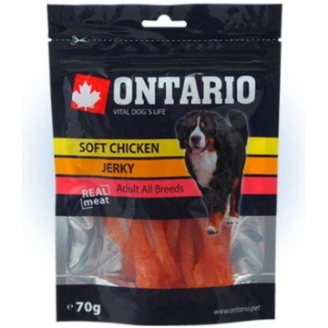 Gardums suņiem Ontario Soft Chicken Jerky 70 g BEr