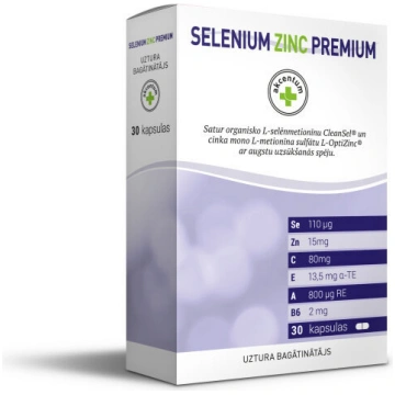 Uztura bagātinātājs Akcentum Selenium Zinc Premium