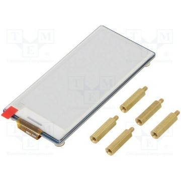 Display: e-paper; 2.9"; 296x128; Window dimensions