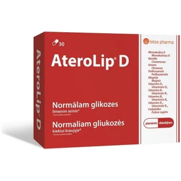 Aterolip D, 30 kapsulas