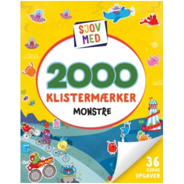 Fun with 2000 Stickers: Monsters 9788776430092 (97