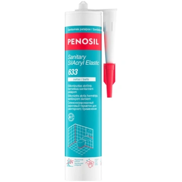 Akrila hermētiķis Penosil Sanitary SilAcryl Elasti