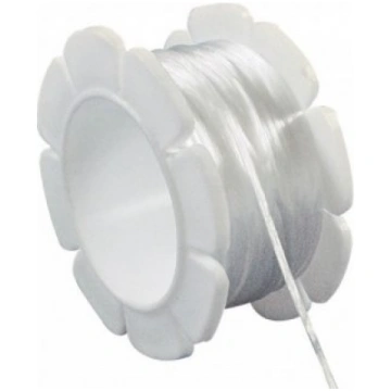 Elastīgs gumijas diegs, D=1mm, 5m, caurspīdīgs