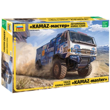 1:43 Zvezda 43005 - KAMAZ-43509 Team 'KAMAZ-M