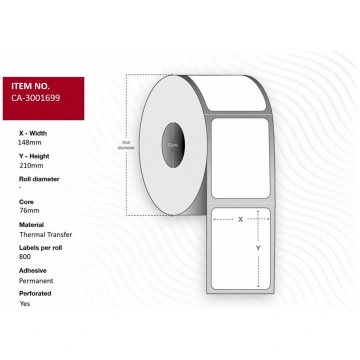 Capture - labels - 3200 label(s) - A5 (alternative