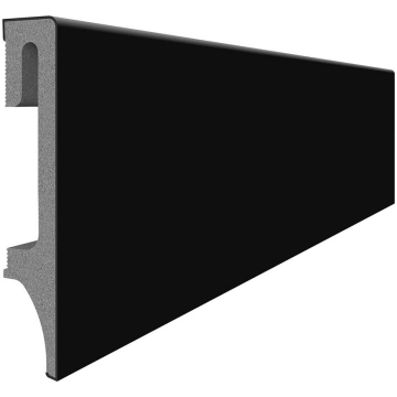 Grīdlīste PVC ūdensizturīga ESPUMO 80 melna ESP206