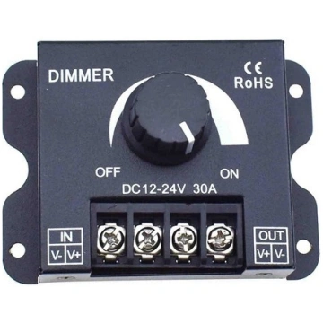 Dimmer for LED strips - DIMMER - 12-24V DC 30A - m