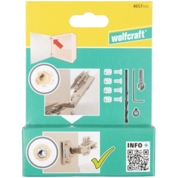 Komplekts mēbeļu durvīm Wolfcraft, 11 gab