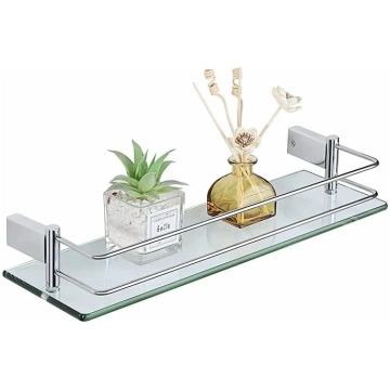 EGC1000-40C Dušas plaukts Chrome Stikla plaukts Ne