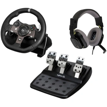 Logitech G920 Driving Force ar Astro A10 Gaming Au