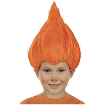 Trolls oranžā parūka bērniem Funiglobal
