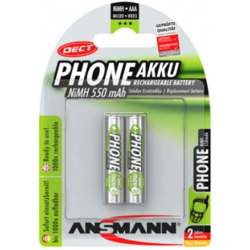 Akumulatoru baterijas AAA 550, Ansmann