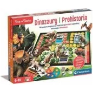 Clementoni Board Game Quiz Dinosaurs & Prehistory 