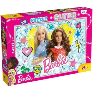 Lisciani Puzzle 108 Barbie glitter - Best friends 