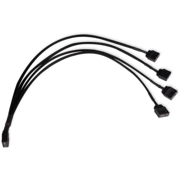 Vads Alphacool Y-Splitter ARGB 3-pin, 4 x 3-pin, 0