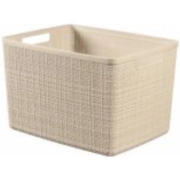 Curver Basket Jute Cream 20L 36x28x23cm Grozs KE01