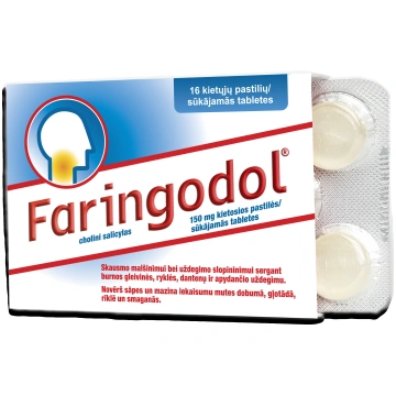 Faringodol 150 mg sūkājamās tabletes, N16 EWA KROT