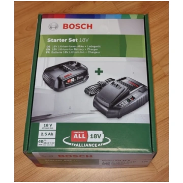 BOSCH Akumulators 18V / 1x2.5Ah + AL18V-44 /PRECE