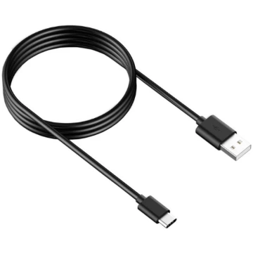 Vads HQ, USB Type C/USB, melna krās