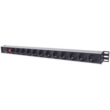 Intellinet Vertical Rackmount 12-Output Power Dist