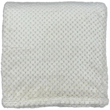 BLANKET WAFFLE FLANNEL 150X200 CM IVORY HLG-KSK184