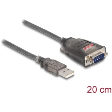 Delock Adapter USB 2.0 Type-A to 1 x Serial RS-232