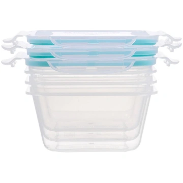 MagicHome Lunchbox, 0,6 litri, komplektā 3, kvadrā