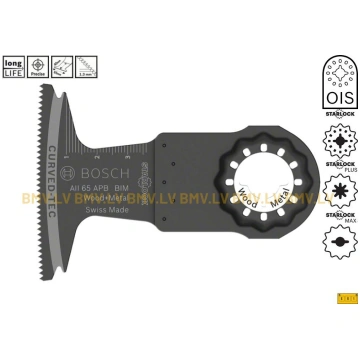 Asmenis 65mm Bosch AII65APB / AII 65 APB Wood+Meta
