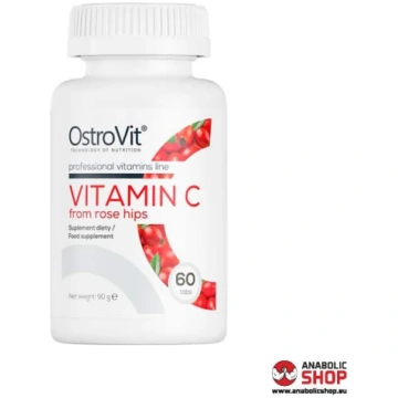 OstroVit Vitamin C Rose Hips Vitamīns C 60 tablete