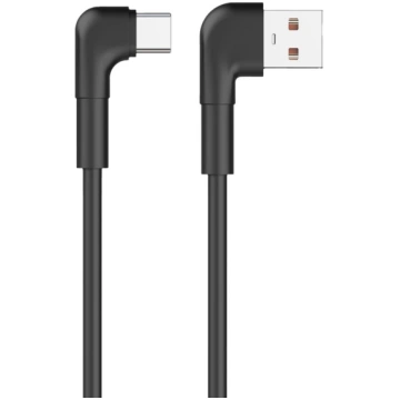 Maxlife MXUC-09 angle cable USB - USB-C 1 0 m 3A b