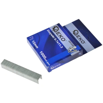 Skavas 12 mm tipa 53 cinkotas tērauda 1000 gab G01