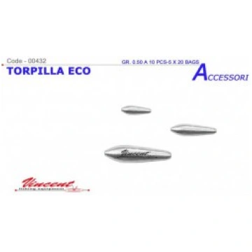 Vincent torpilla piombo eco gr 4,50
