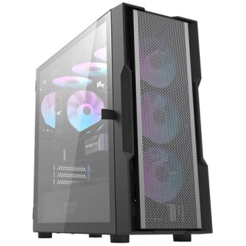 Darkflash DK431 Mesh computer case (black) + 4 ARG