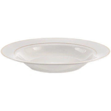 Zupas šķīvis AMBITION AURA GOLD, porcelāna, 23 cm
