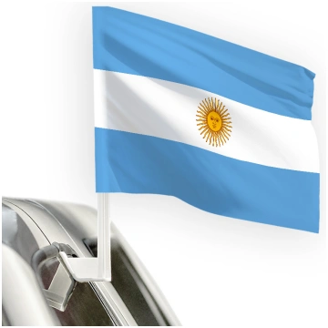 Argentīnas karogs 40x30 (auto) Tikai karogs