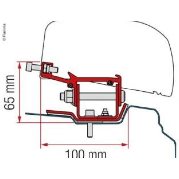 Adapteris Renault Trafic no 2015, Fiamma F40van