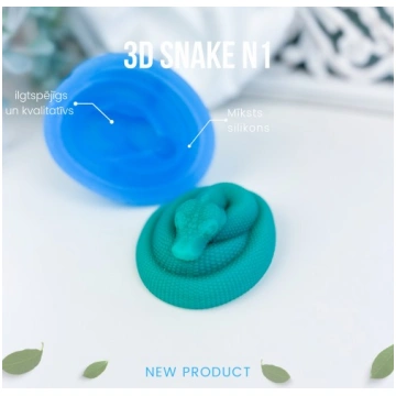 SILIKONA LIEŠANAS FORMA | 3D SNAKE N1