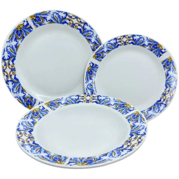 Servizio Tavola 19pz FELICIA 408003 Piatti Fondi P