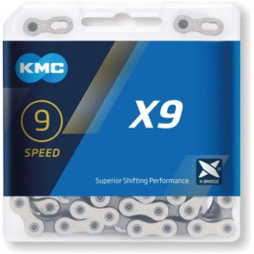 Ķēde KMC X9 Silver Grey