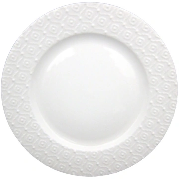 Šķīvis pusdienu Domoletti Essence, Ø 26.5 cm, balt