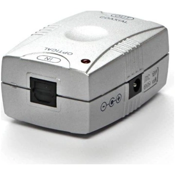 Adapter AV Red Fighter Toslink - RCA (Cinch) srebr