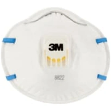 3M™ Daļiņu respirators 8822C3, ar vārstu, FFP2, ko