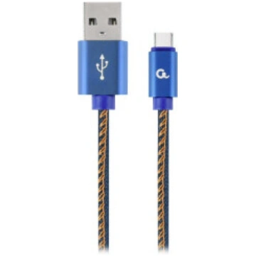 Cablexpert | Premium Jeans (Denim) Type-C USB Cabl